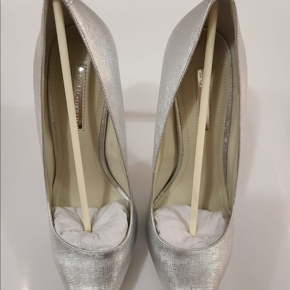 Brand New Silver BCBG High Heels - Picture 4 of 4